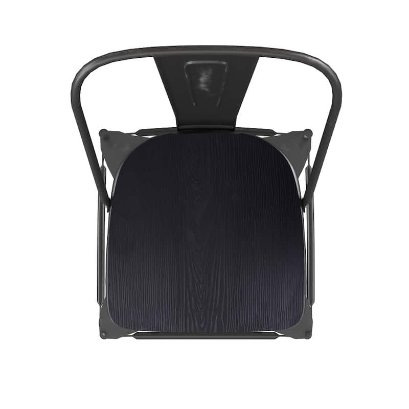 All-Weather Counter Height Stool with Poly Resin Seat