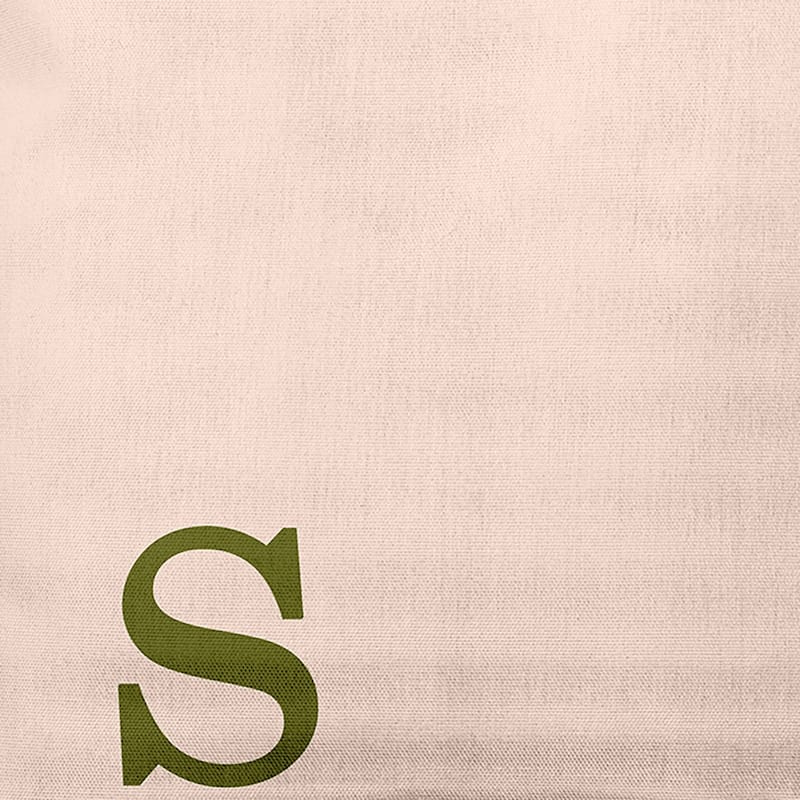 Modern Monogram Indoor/Outdoor Throw Pillow-S