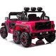 preview thumbnail 15 of 28, 24V Electric Ride on Truck for Kids,Wide Seater Battery Powered Truck with Remote Control, Music,LED Cool Lighting,4WD