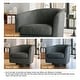 preview thumbnail 155 of 186, Modern Upholstered Barrel Chair Swivel Accent Chair for Living Room