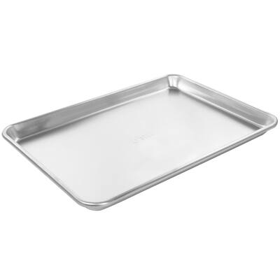 Oster 15 Inch x 10.5 Inch Baker's Glee Aluminum Cookie Sheet - Silver