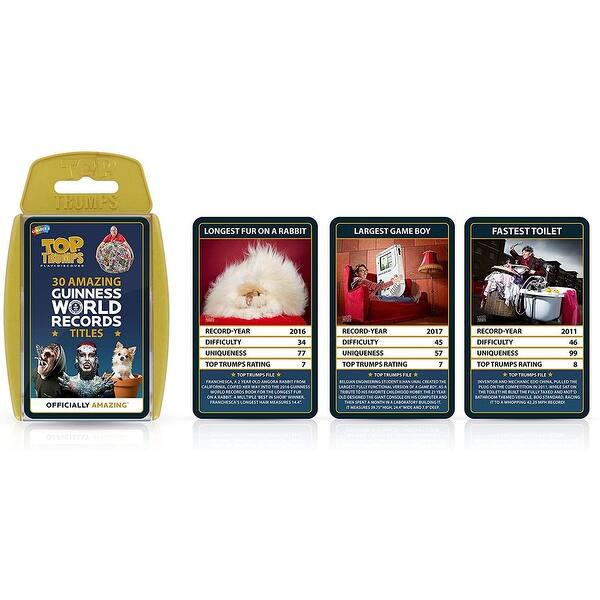 slide 2 of 4, Guinness Book World Records Top Trumps Card Game