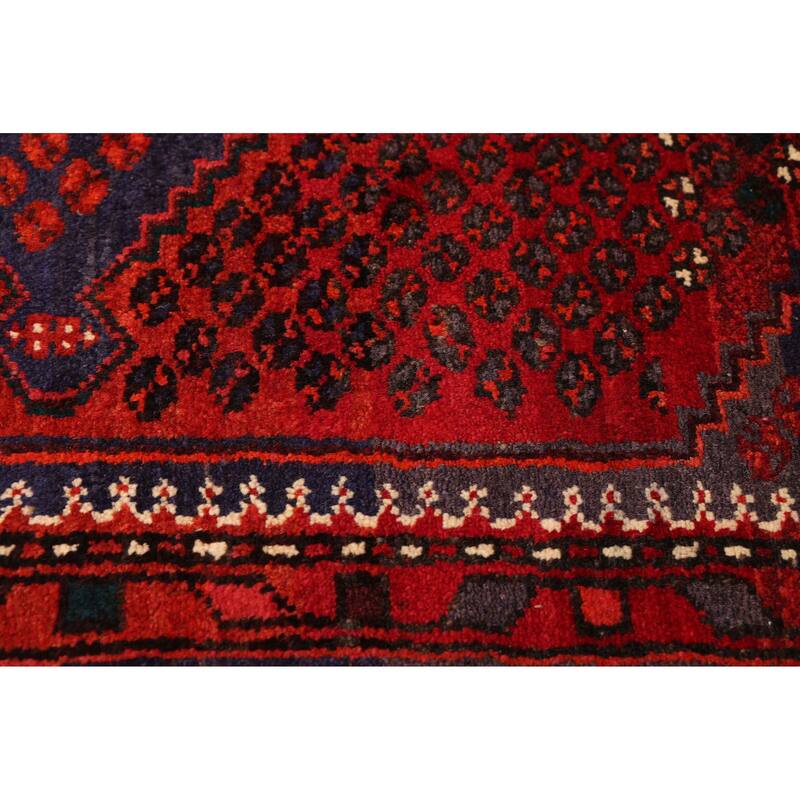 ECARPETGALLERY Hand-knotted Andelz Red Wool Rug - 3'6 x 6'7