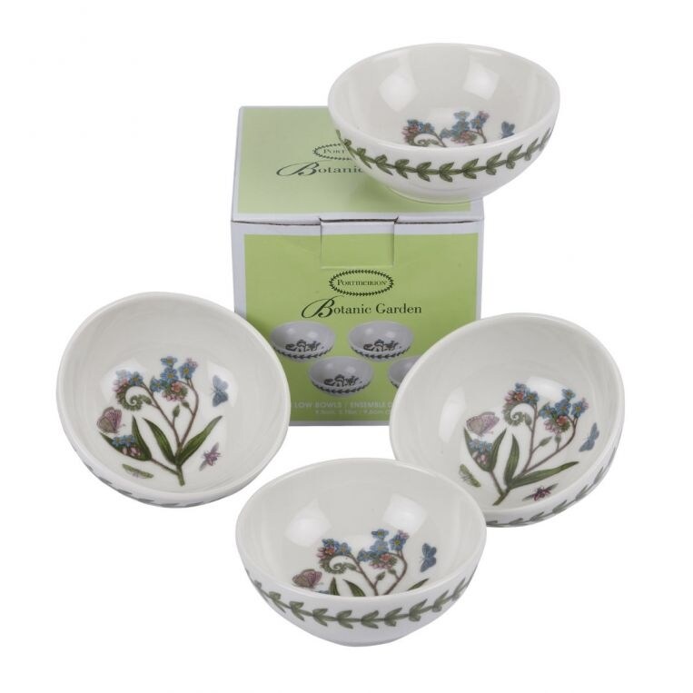 Portmeirion Botanic Garden Set of Small Low Bowls (Forget-me
