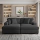 preview thumbnail 84 of 137, Oversized Modular Sectional Sofa Set with Pillows for Living Room