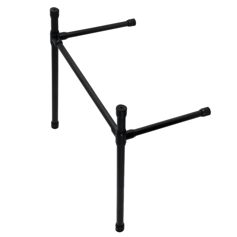 Kingston Brass Dreyfuss 28" Wide x 33-7/16" High Console Stand - Matte Black