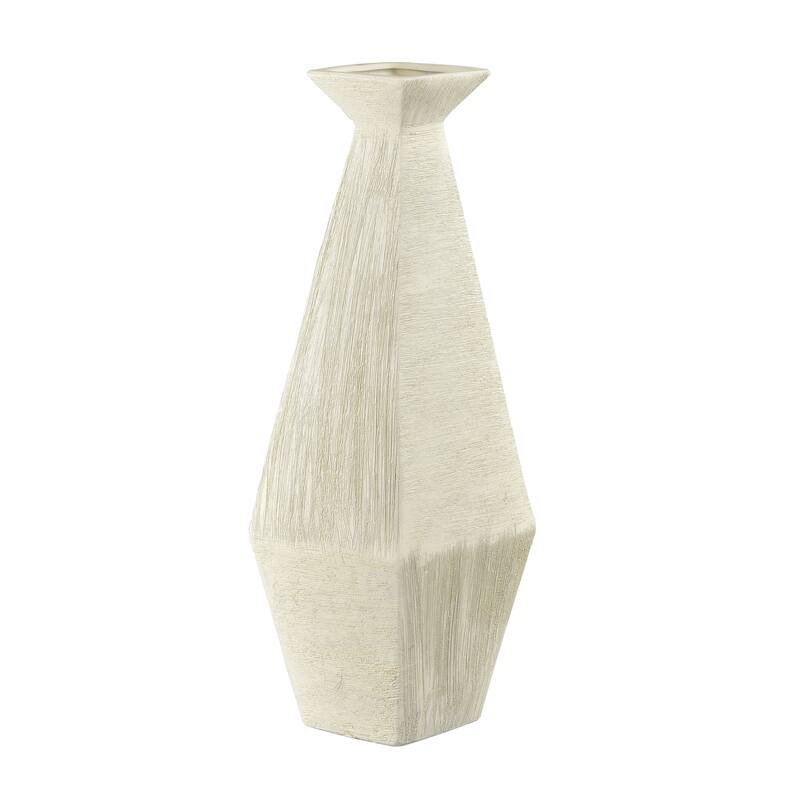 Elk Home Tripp Beige Earthenware 4.75 Inch Wide Vase