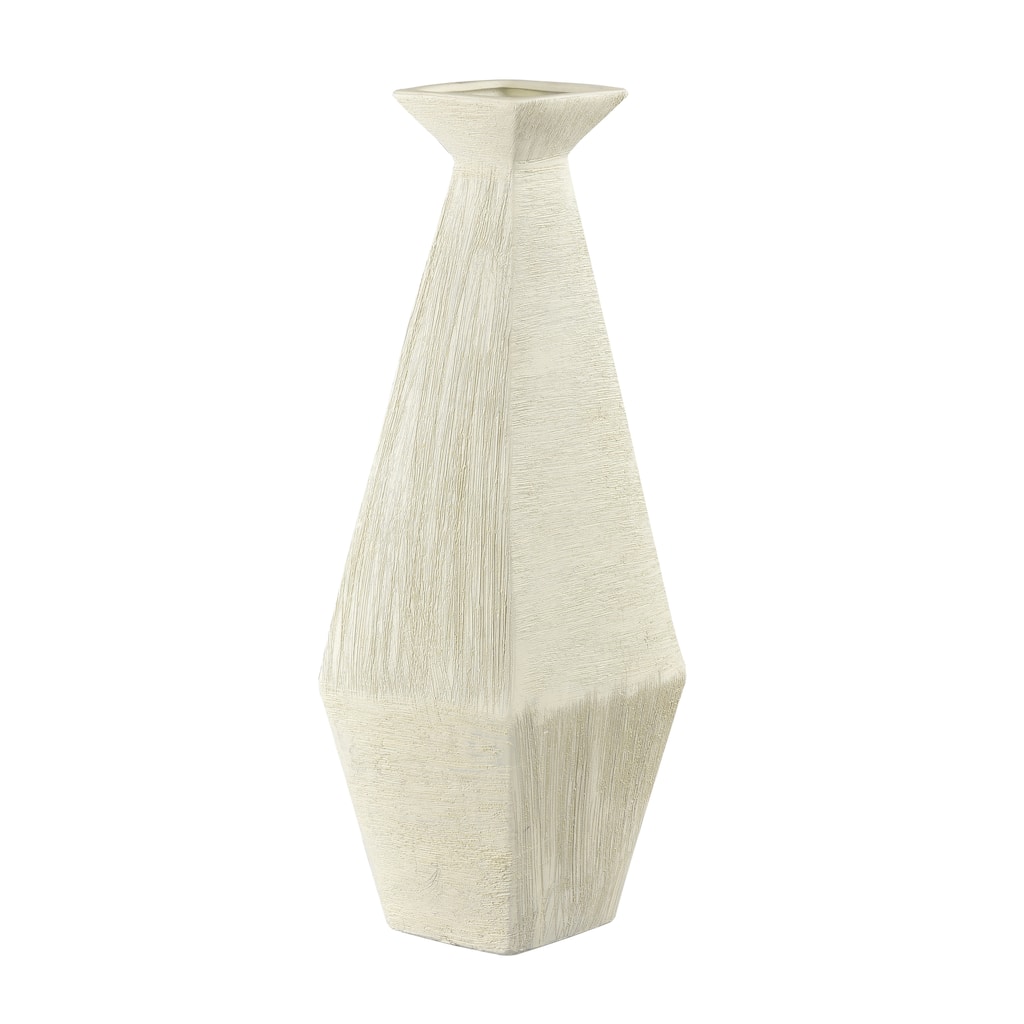 Elk Home Tripp Beige Earthenware 4.75 Inch Wide Vase
