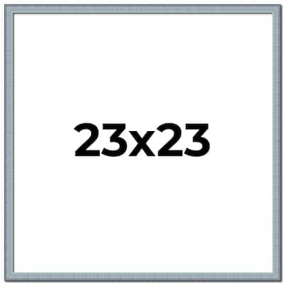 23x23 Frame Rustic Sky Blue Solid Wood Picture Frame | 0.75 Inch