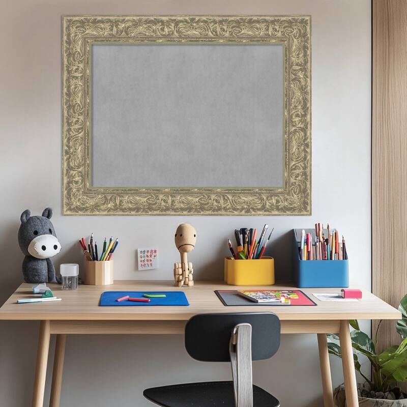 Amanti Art Luxe Antique Silver Framed