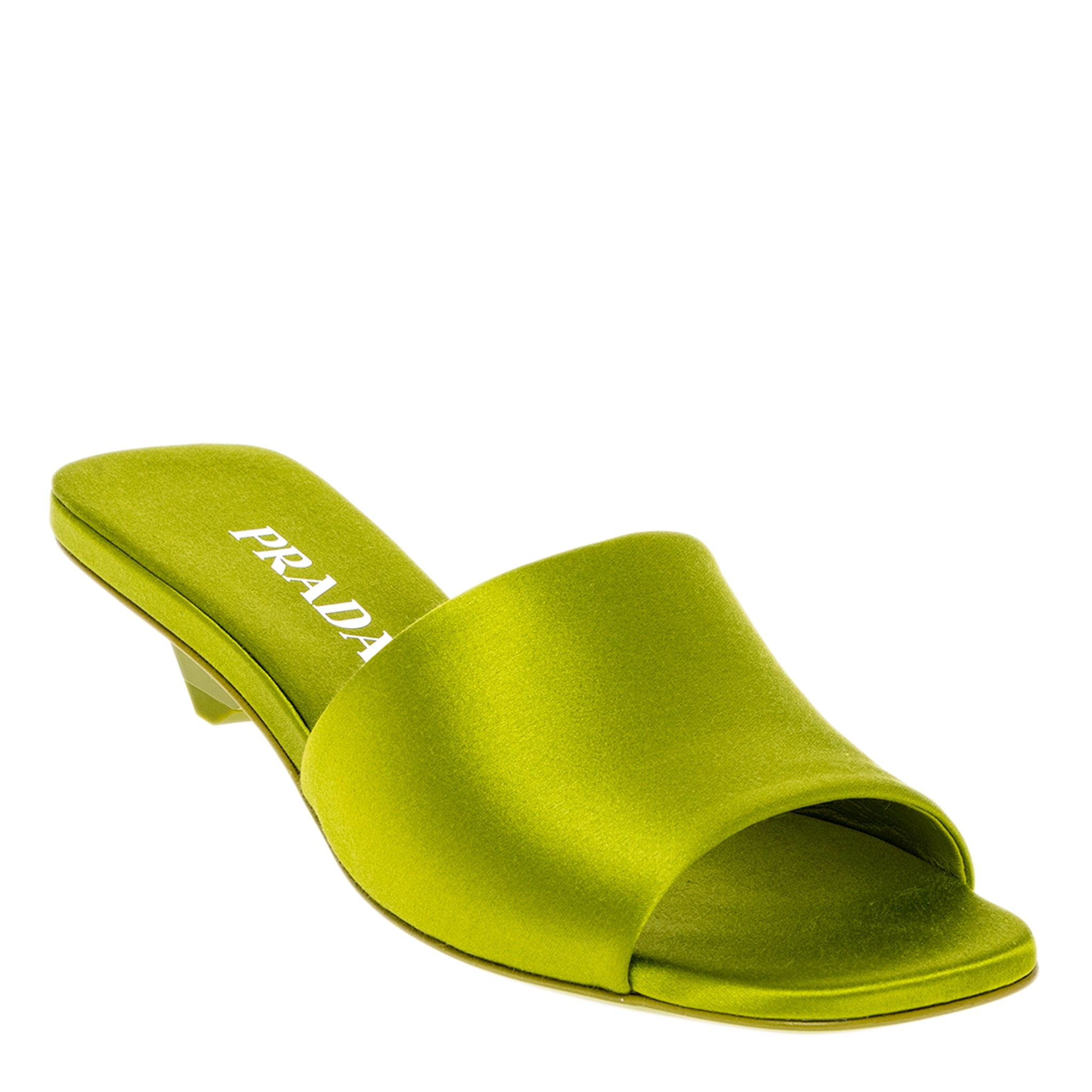 Prada Square Toe Patent Leather Mules - Overstock - 43856448