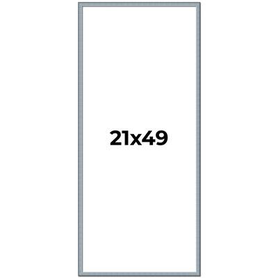 21x49 Frame Rustic Sky Blue Solid Wood Picture Frame | 0.75 Inch