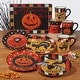 preview thumbnail 3 of 2, Certified International Spooky Halloween Rectangular Platter, 14" x 10" - 14" x 10"