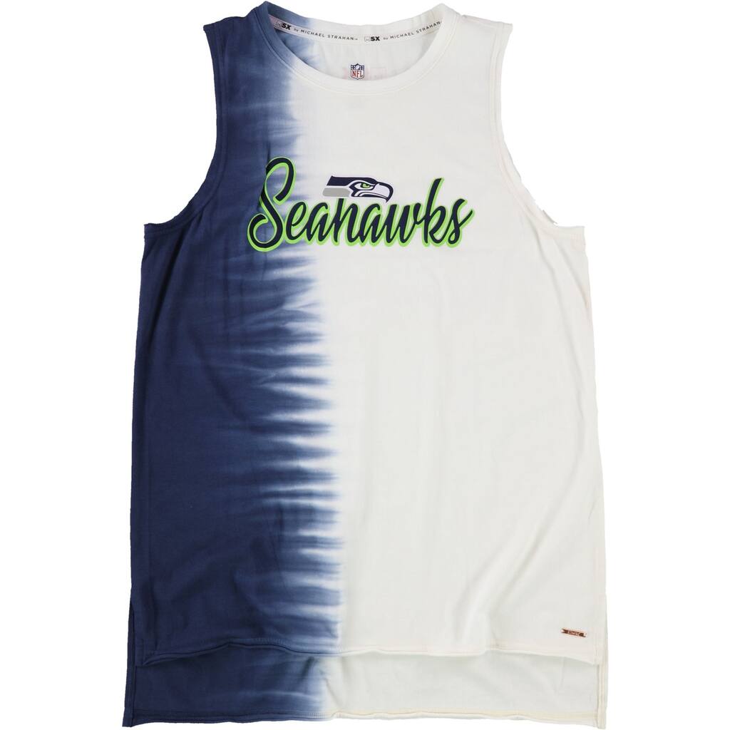 G-III Sports Womens Seattle Seahawks Tank Top,, White, Small