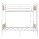 preview thumbnail 25 of 65, Metal Bunk Bed Retro Bed Frame with Ladder and Guardrail, Industrial Detachable Bunkbeds Convertible to 2 Platform Beds Frame
