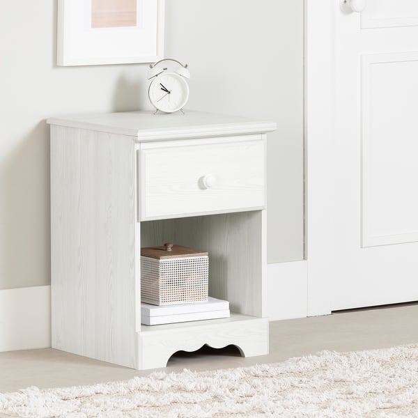 slide 2 of 16, South Shore Summer Breeze 1-Drawer Nightstand Beige