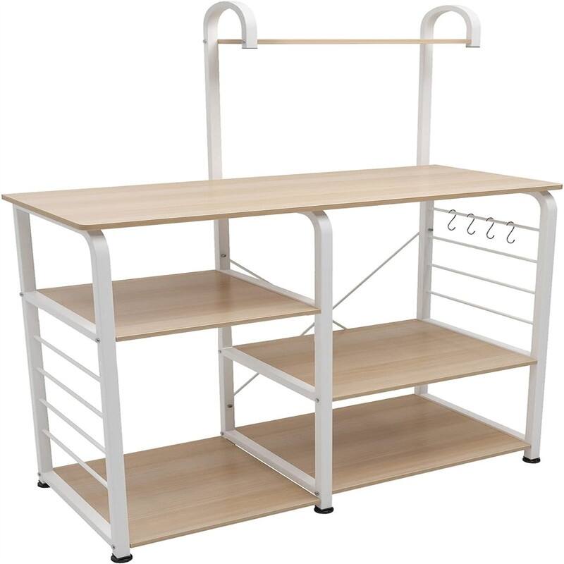 Stand Kitchen Cart - 16.54"D x 35.43"W x 51.18"H