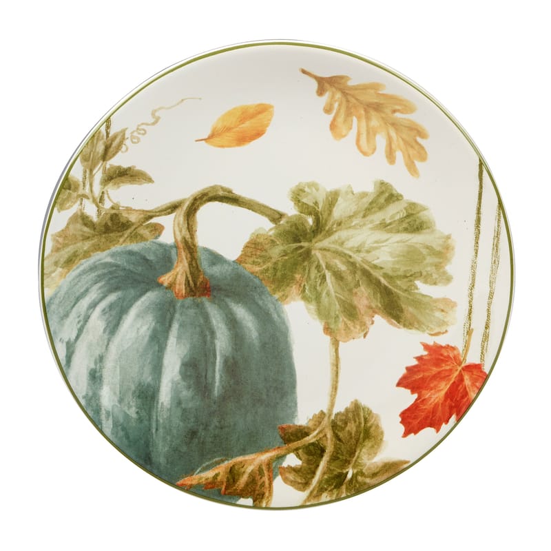 Certified International Autumn Harvest 9-inch Salad/Dessert Plates, Set of 4 - 9" Dia x. 0.75"