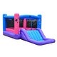 preview thumbnail 12 of 12, JumpOrange Dream Girl Commercial Grade Inflatable Bounce House Water Slide with Splash Pool for Kids (with Air Blower)