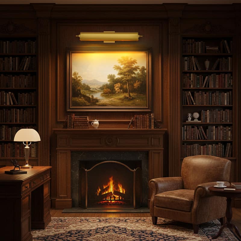 2-Light Black/Glod Modern Metal Wall Sconce with Sleek Cylindrical Design for Living Room & Bedroom