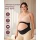 preview thumbnail 6 of 9, BumpEase - Momcozy Ergonest Maternity Belly Band - Black