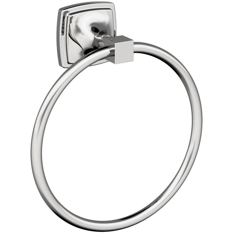 Amerock Stature 7-9/16" Wall Mounted Towel Ring - Chrome