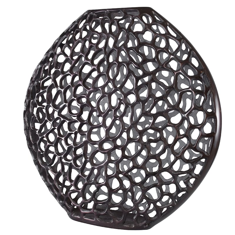 Open Framed Aluminum Vase - 23.5"