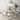 Theta White-Washed Beaded 3 Bulb Oval Chandelier - 30.0L x 30.0W x 15.0H