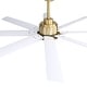 preview thumbnail 3 of 16, 66 Inch Modern Ceiling Fan With Dimmable Led Light 8 ABS Blades Remote Control Reversible DC Motor For Home Office