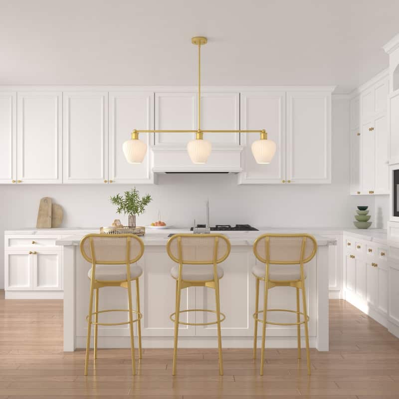 Acroma 3 - Light Dimmable Kitchen Island Linear Chandelier