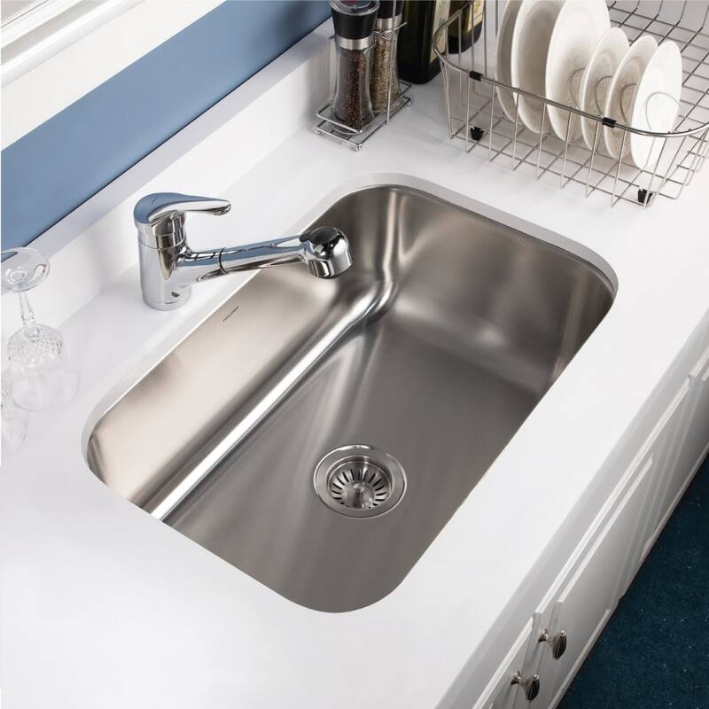 Houzer MS-2700 Medallion Classic 26-1/2" Undermount Single Basin