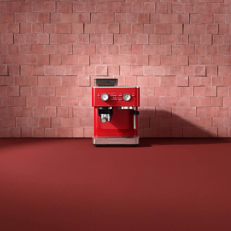 KitchenAid Semi Automatic Espresso Machine with Burr Grinder, KES6551