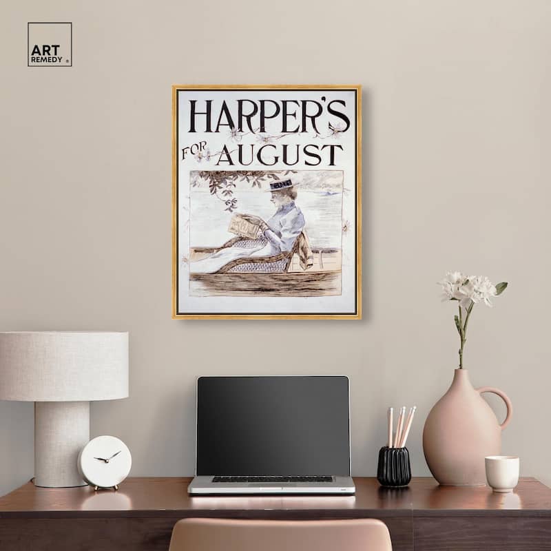 Harpers Penfield August 1892 Canvas by Art Remedy