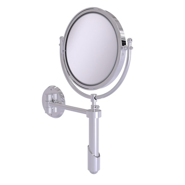 Allied Brass Soho Collection Wall Mounted Make-Up Mirror 8-in Diameter with 3X Magnification