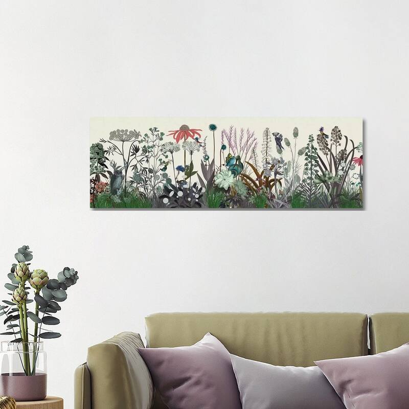 iCanvas "Wildflower Bloom" by Fab Funky Canvas Print - 16x48x1.5