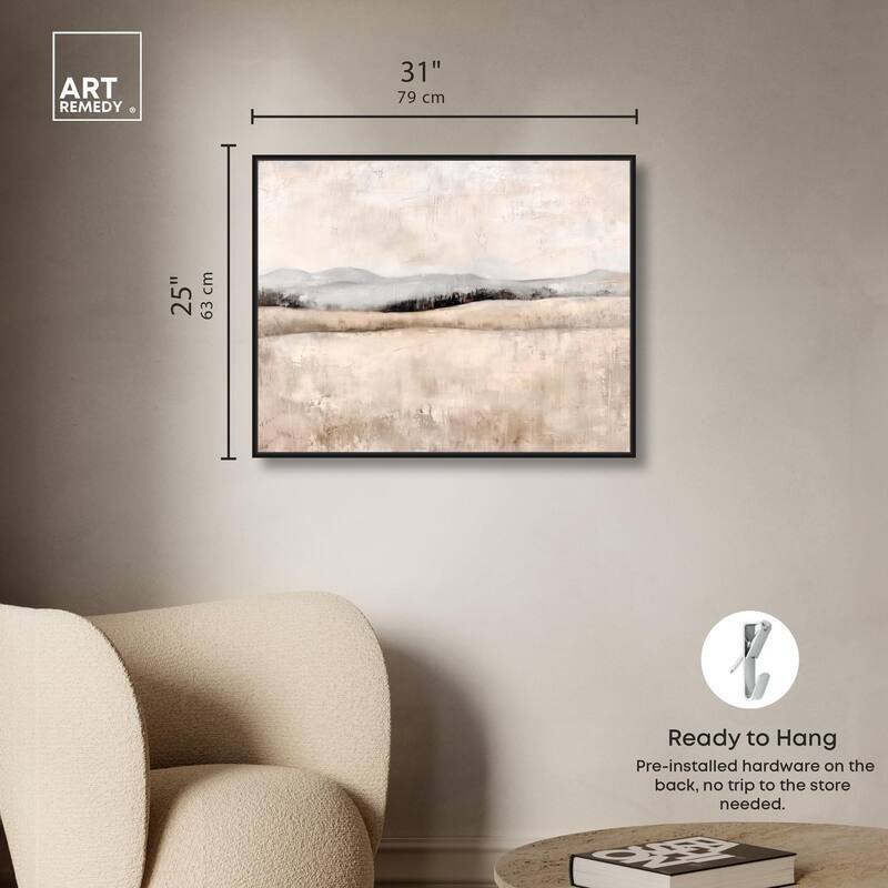 Distant Hills I Canvas by Art Remedy
