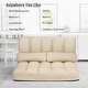 preview thumbnail 57 of 61, Costway Foldable Floor Sofa Bed 6-Position Adjustable Lounge Couch