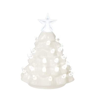 Small White Tree LED Figurine