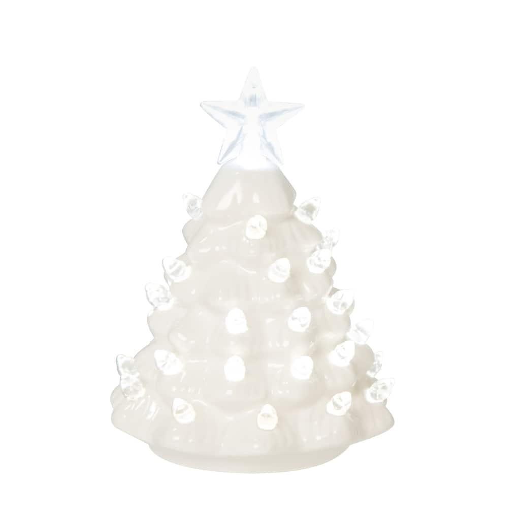Small White Tree LED Figurine