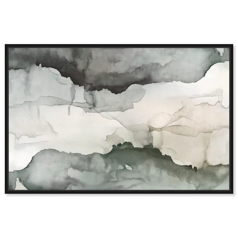 Pigment Flow Canvas by Art Remedy - Black - 36" x 24"