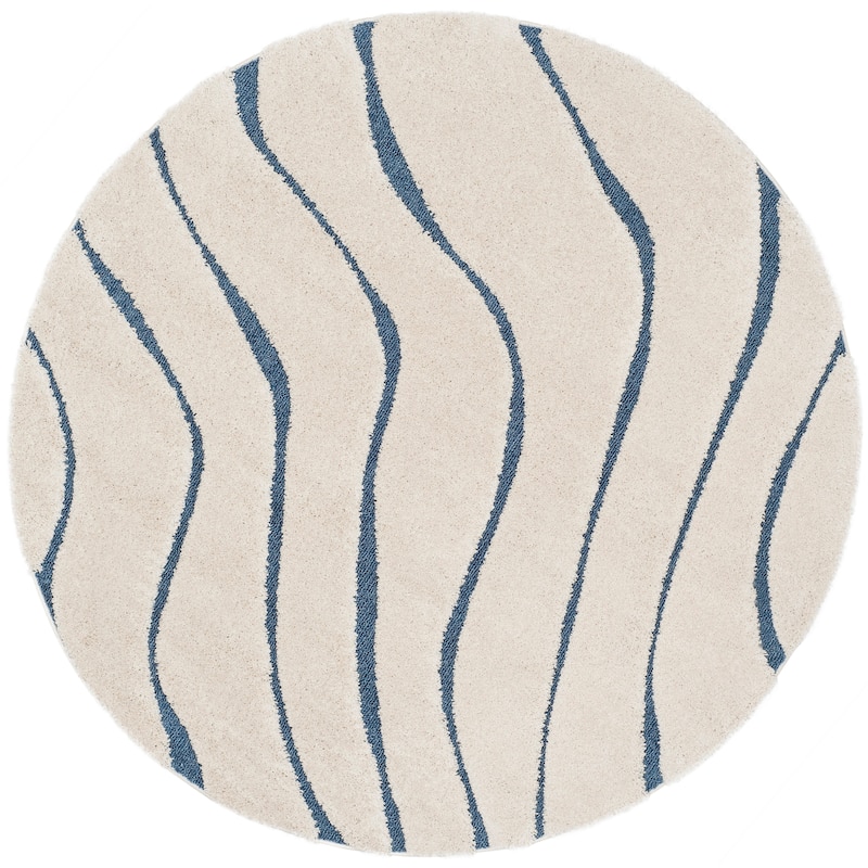 SAFAVIEH Florida Shag Hervor Soft Serene Waves 1.2-inch Thick Rug