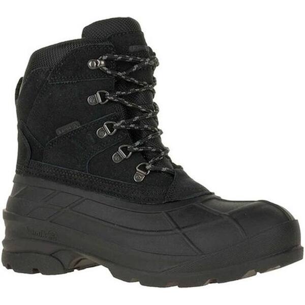Shop Kamik Men S Fargo Winter Boot Black Suede Overstock 25587982