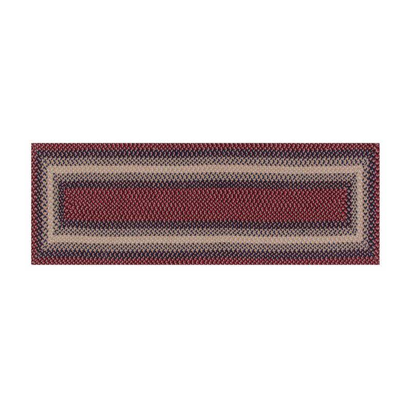 Better Trends Woodbridge Braid 100% Wool Stain Resistant, Double-Sided Reversible Rectangle Indoor Area Utility Rug