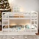 preview thumbnail 2 of 18, Modren Full Over Full Bunk Bed With Ladder And Solid Construction For Bedroom