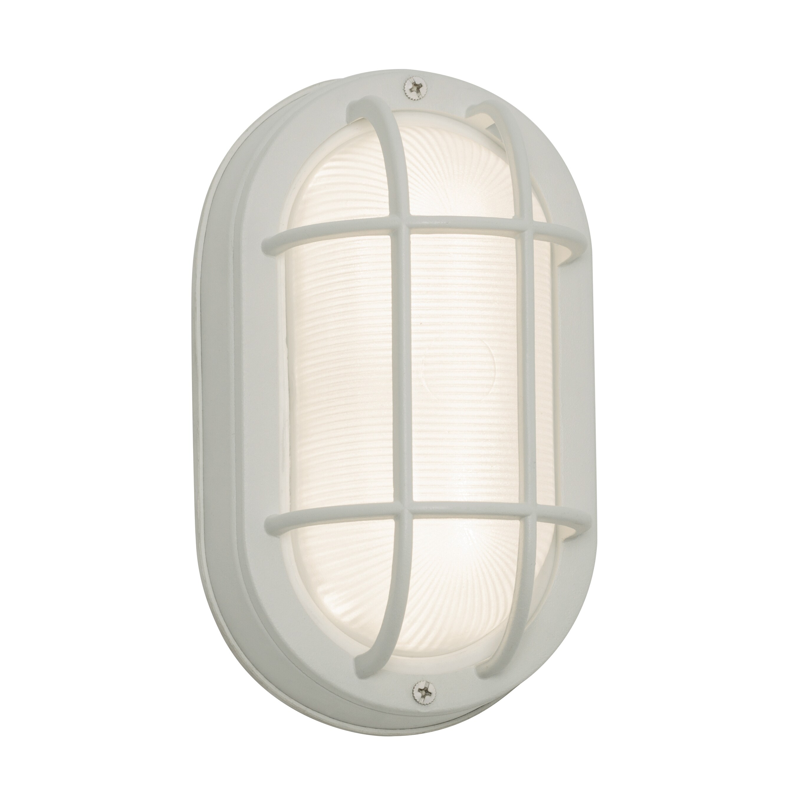 Cape 1 light White LED Outdoor Sconce Frosted Ribbed Glass Shade On Sale Bed Bath Beyond 28263984