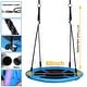 preview thumbnail 6 of 9, Heavy Duty Metal Swing Sets for Backyard with Swing Stand , Kids Saucer Swing