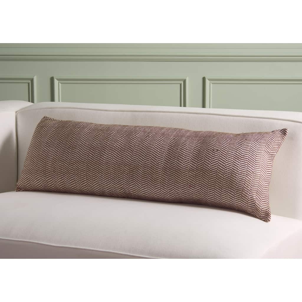 SAFAVIEH Home Romy 14 x 39-inch Natural Cotton Bolster Pillow