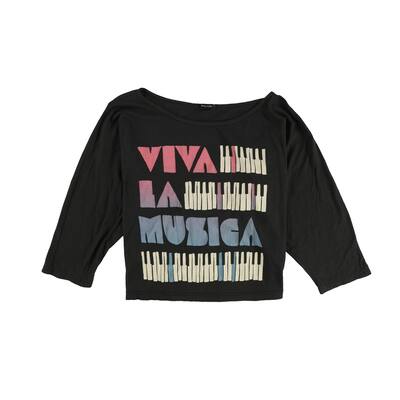 Dirty Violet Womens Viva La Musica Graphic T-Shirt