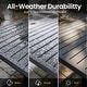 preview thumbnail 15 of 41, 9/11/13-Piece Outdoor Patio Dining Set All-Weather Aluminum Dining Table with Umbrella Hole and Adjustable Folding Chairs