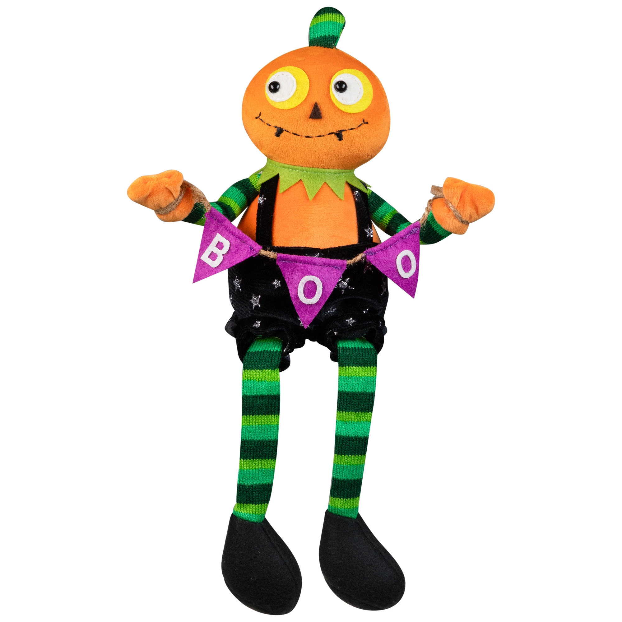 Jack O Lantern Halloween Decoration with Boo Banner- 14